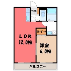 グリーンヒルズの物件間取画像